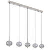 LED-HÄNGELEUCHTE 118/15/150 cm   - Klar/Chromfarben, KONVENTIONELL, Kunststoff/Metall (118/15/150cm) - Globo