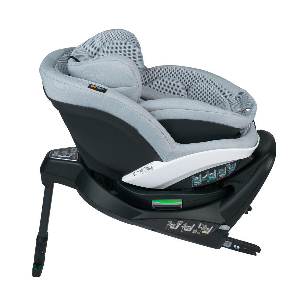DJEČJA AUTOSJEDALICA  Izi Turn B I-Size  - crna, Basics, tekstil/plastika (16kg) - Besafe