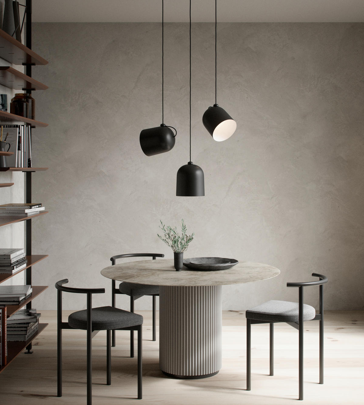HÄNGELEUCHTE ANGLE 21/339 cm   - Schwarz, Design, Metall (21/339cm) - Nordlux
