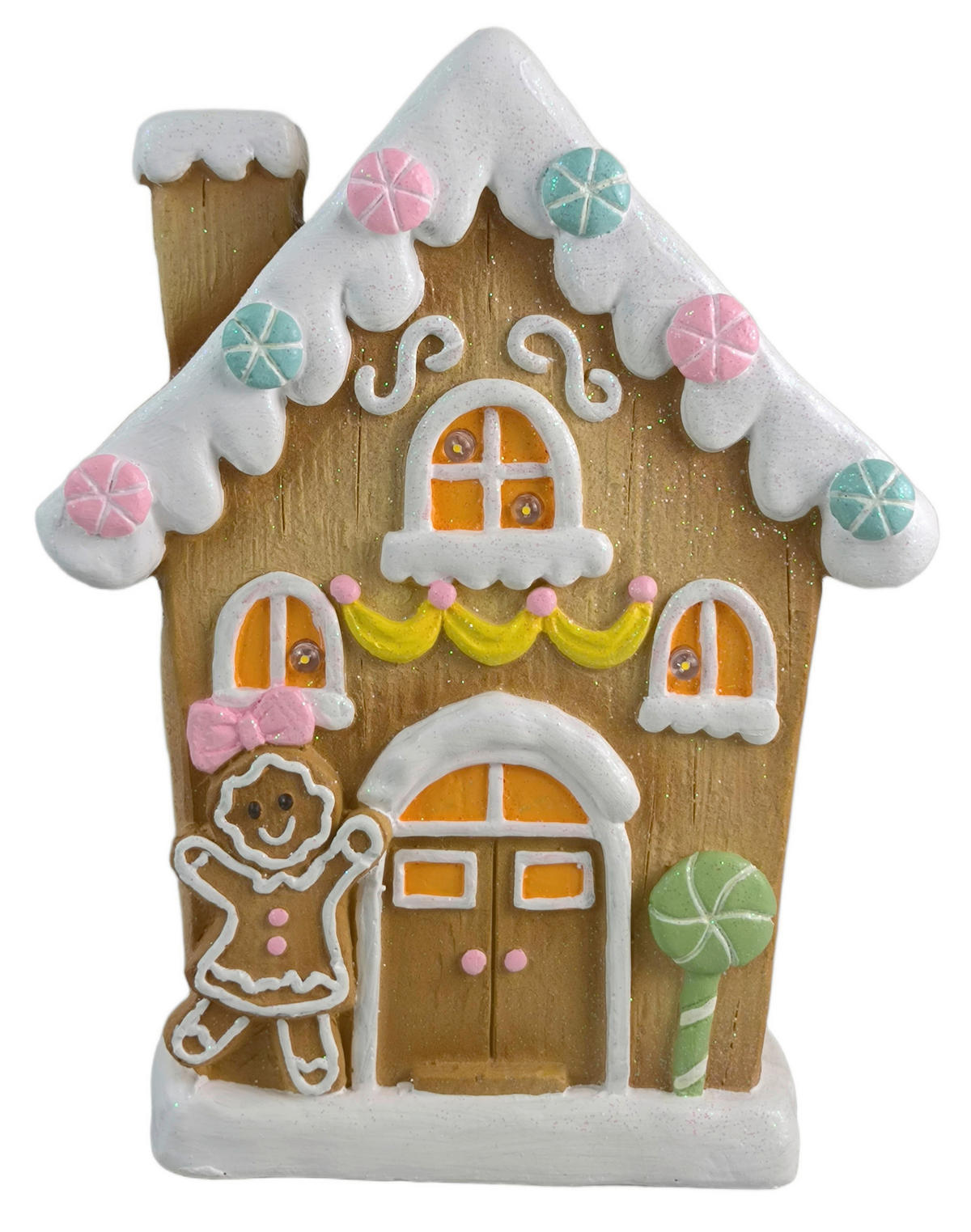 DEKOR HÁZ - többszínű, Lifestyle, kő (26/33/10cm) - X-Mas