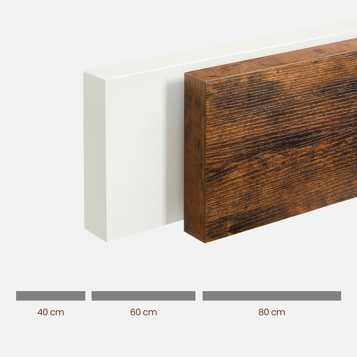 WANDBOARD in 40/3.8/20 cm Braun, Schwarz  - Schwarz/Braun, Trend, Holzwerkstoff (40/3.8/20cm) - Boxxx