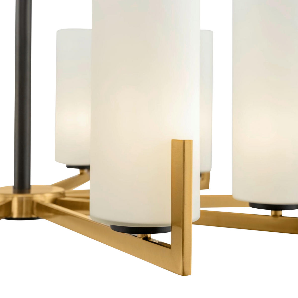 KRONLEUCHTER  86/53,4/86 cm   - Messingfarben, Basics, Glas/Metall (86/53,4/86cm) - MAYTONI