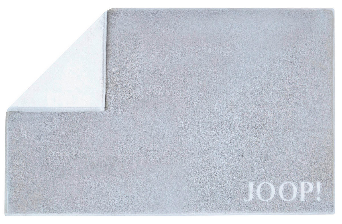 BADEMATTE Silberfarben 50/80 cm  - Silberfarben, Basics, Textil (50/80cm) - Joop!