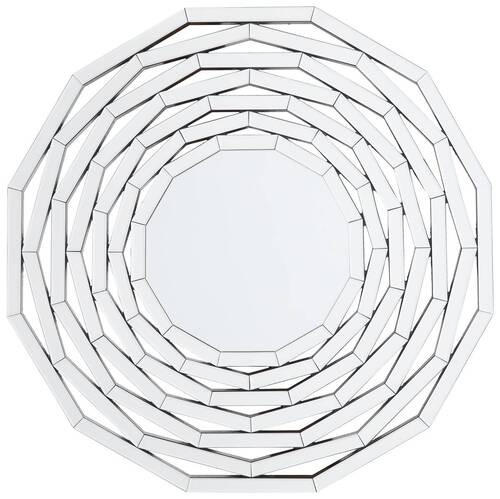 OGLEDALO ZIDNO  100/100/1,9 cm     - srebrne boje, Lifestyle, staklo/drvni materijal (100/100/1,9cm) - Xora