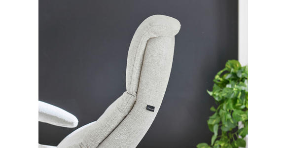 RELAXSESSEL Dieter Knoll Chenille    - Hellgrau/Schwarz, Design, Textil/Metall (71/110/83cm) - Dieter Knoll