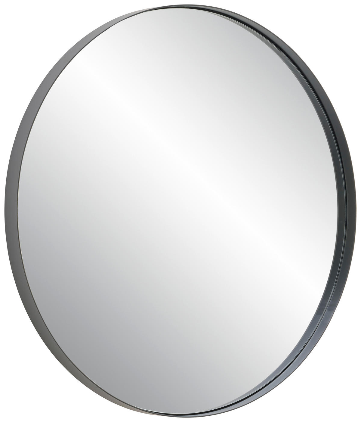 WANDSPIEGEL 60/60/3,5 cm  - Schwarz, Trend, Glas/Metall (60/60/3,5cm) - Xora