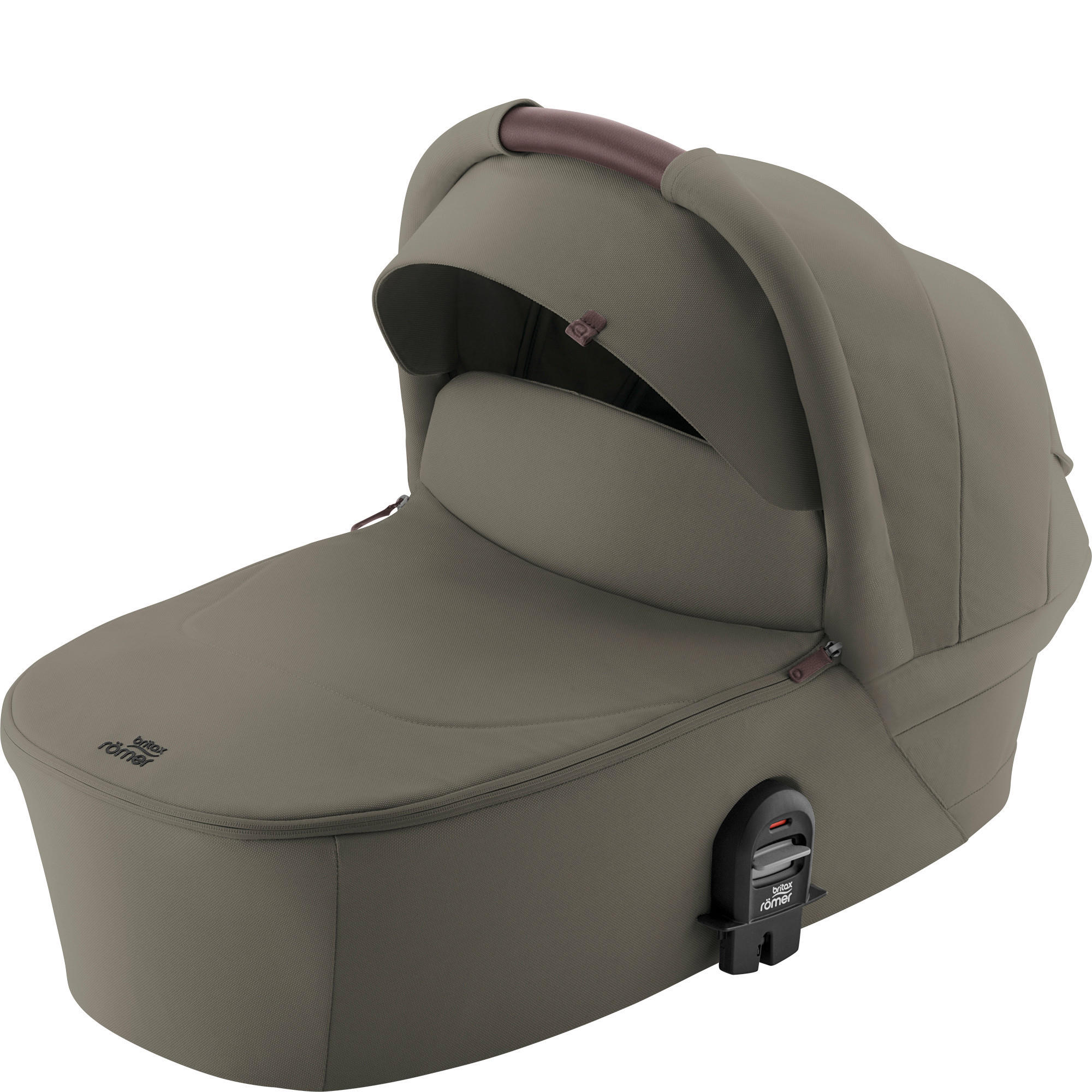 LIEGEWANNE Smile 5Z  - Olivgrün, Basics, Textil/Metall (20/43/85,5cm) - Britax Römer