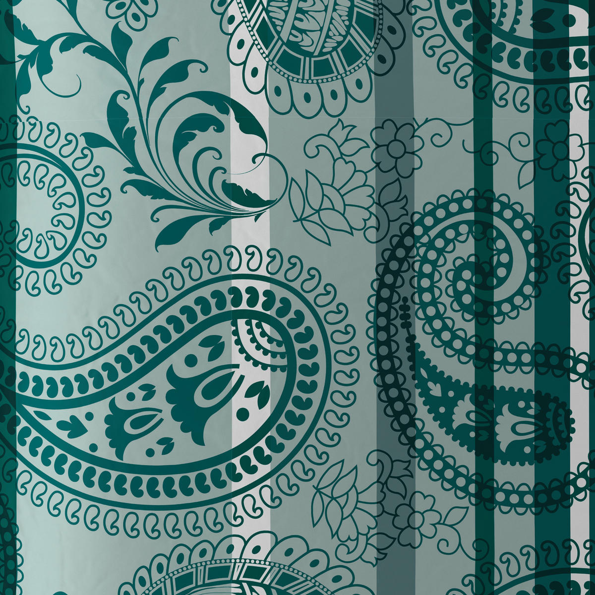 BETTWÄSCHE Satin 155/220 cm  - Petrol, KONVENTIONELL, Textil (155/220cm) - Novel