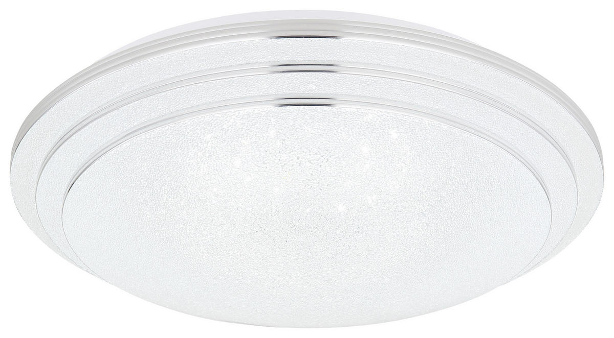 STROPNÍ LED SVÍTIDLO, 40/9,5 cm  - bílá/opál, Basics, kov/plast (40/9,5cm) - Globo