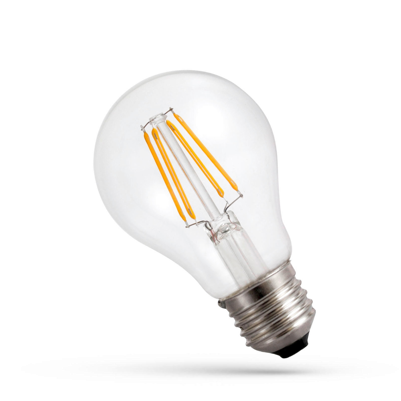 LED-SIJALKA   //// - rumena, Basics, steklo (6,0/10,6cm)