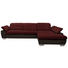 WOHNLANDSCHAFT in Textil Braun, Rot - Chromfarben/Rot, Design, Textil/Metall (297/204cm) - Xora WOHNLANDSCHAFT in Textil Braun, Rot - Chromfarben/Rot, Design, Textil/Metall (297/204cm) - Xora