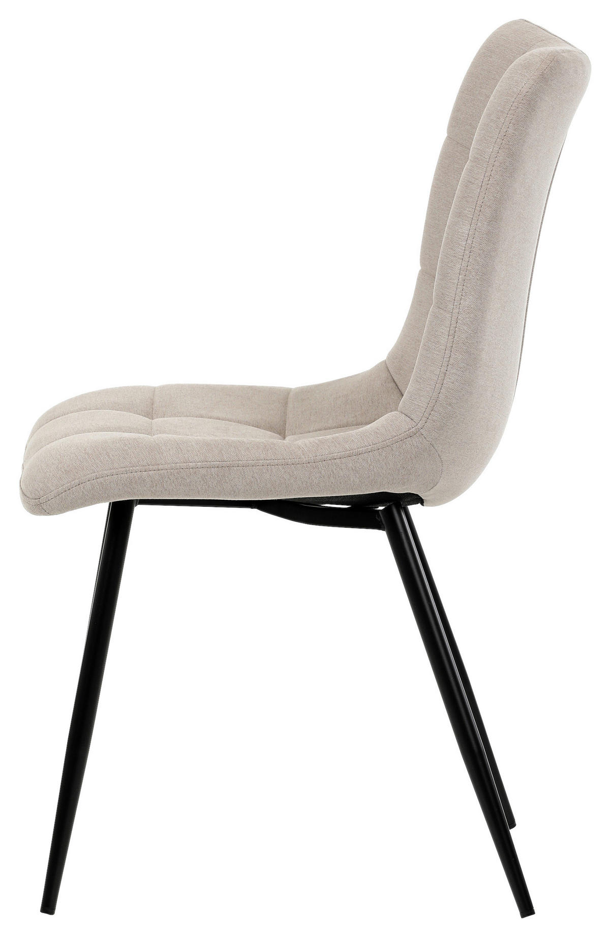 ŽIDLE, béžová - černá/béžová, Moderní, kov/textil (46/91/61cm) - Carryhome