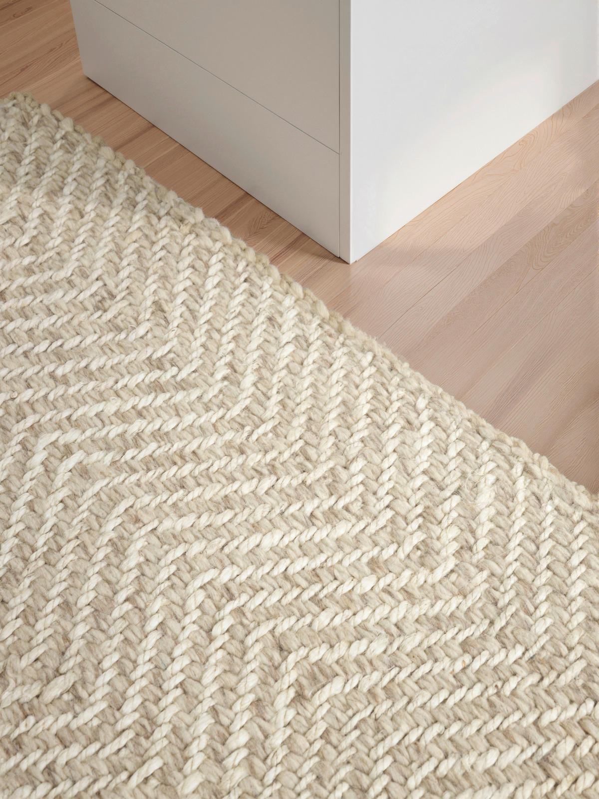 WOLLTEPPICH 160/230 cm Majoli Creme  - Creme, Basics, Textil (160/230cm) - Elle Decoration