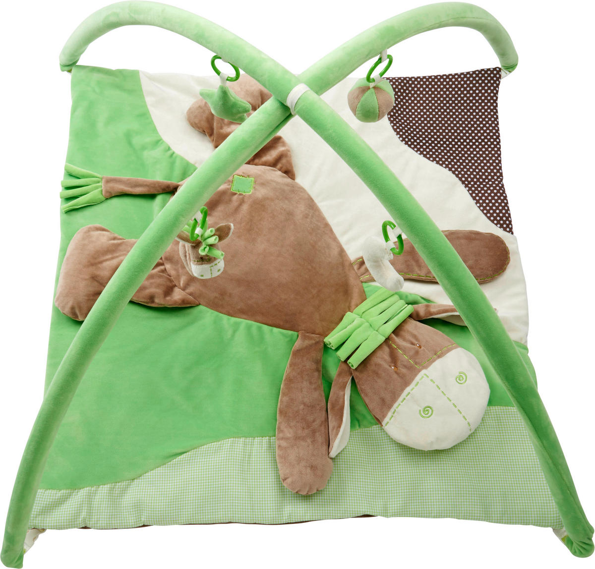SPIELBOGEN DIEGO  - Schlammfarben/Grün, Basics, Kunststoff/Textil (80/80/60cm) - My Baby Lou