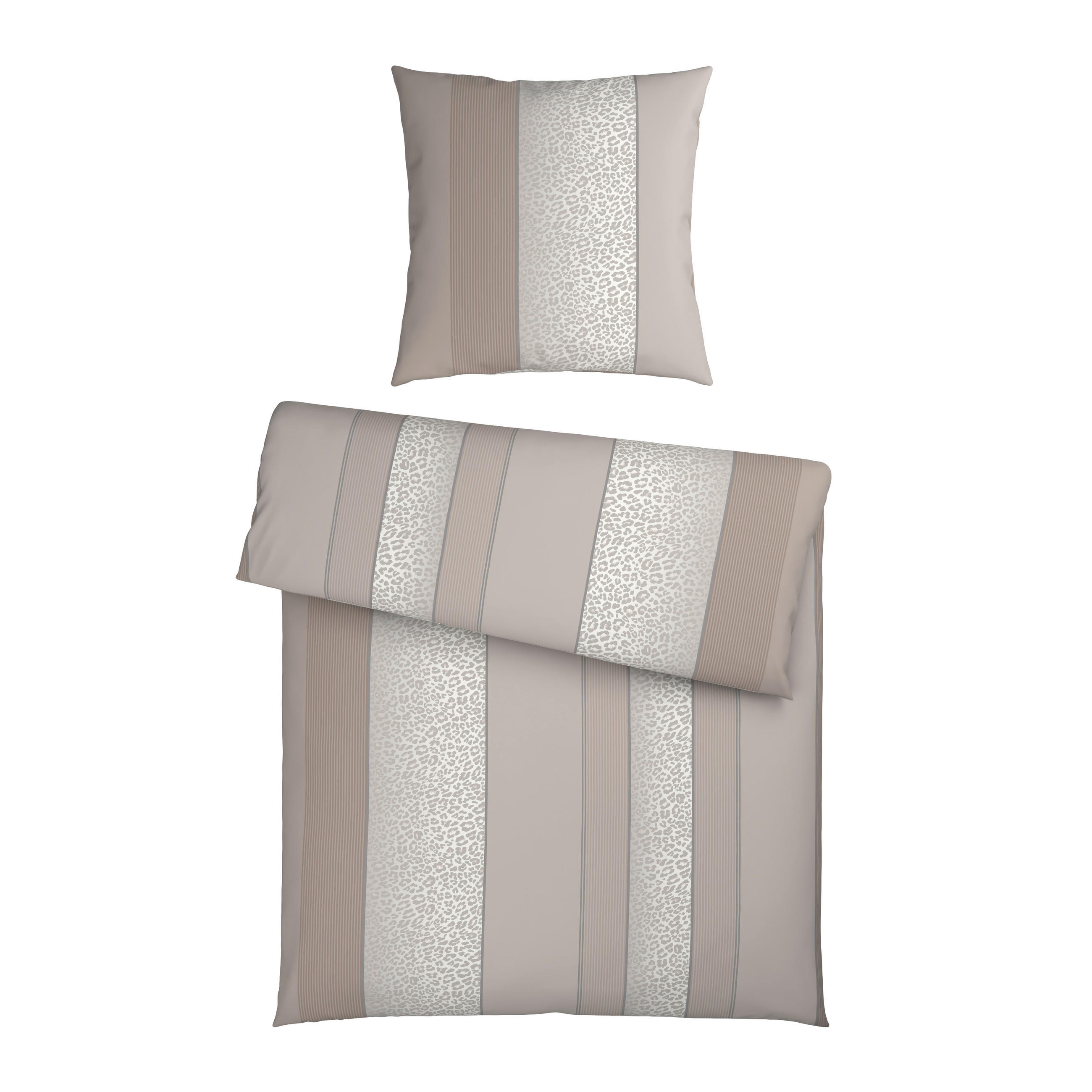 BETTWÄSCHE Flanell 135/200 cm  - Beige, Textil (135/200cm) - Dieter Knoll