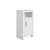 KOMMODE 63,1/114,7/39,3 cm  in Weiss  - Chromfarben/Weiss, Design, Holzwerkstoff/Metall (63,1/114,7/39,3cm) - Paidi