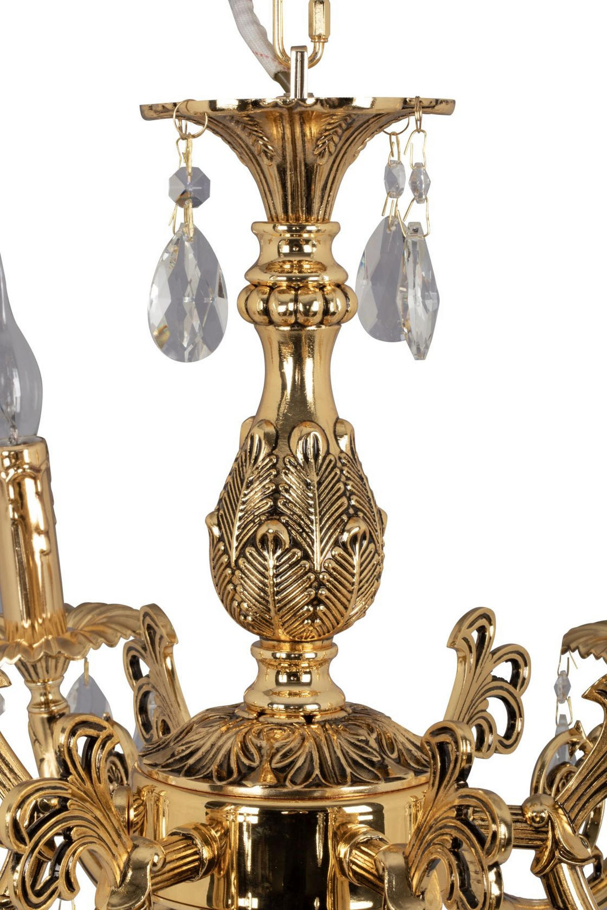 HÄNGELEUCHTE 67/52 cm   - Goldfarben, KONVENTIONELL, Metall (67/52cm)