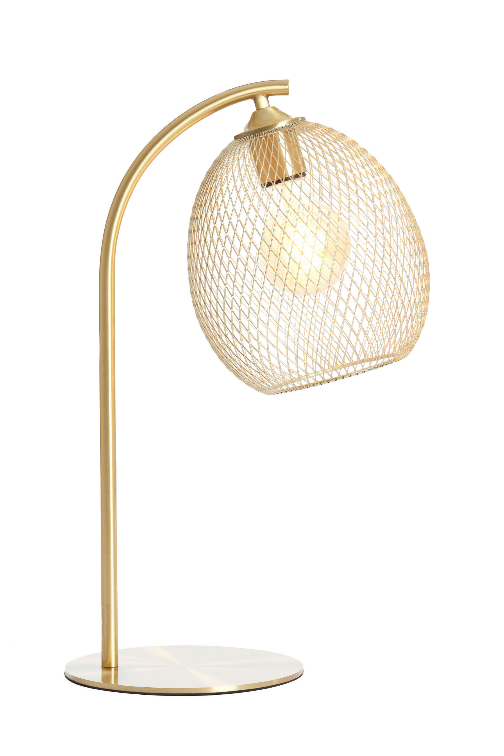 TISCHLEUCHTE Moroc 20/50 cm   - Goldfarben, Design, Kunststoff/Metall (20/50cm) - Light & Living