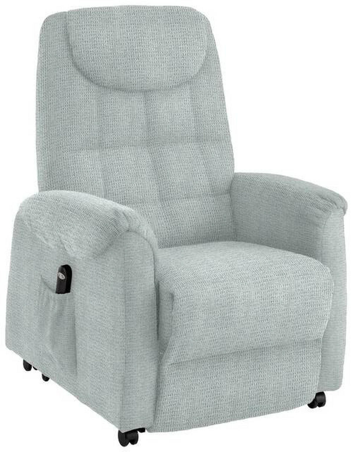 FERNSEHSESSEL in Mikrofaser Platinfarben  - Platinfarben/Schwarz, KONVENTIONELL, Kunststoff/Textil (83/113/92cm) - Xora