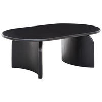 COUCHTISCH Mangoholz massiv oval Dunkelbraun  - Dunkelbraun/Walnussfarben, Design, Holz (120/65/40cm) - Livetastic