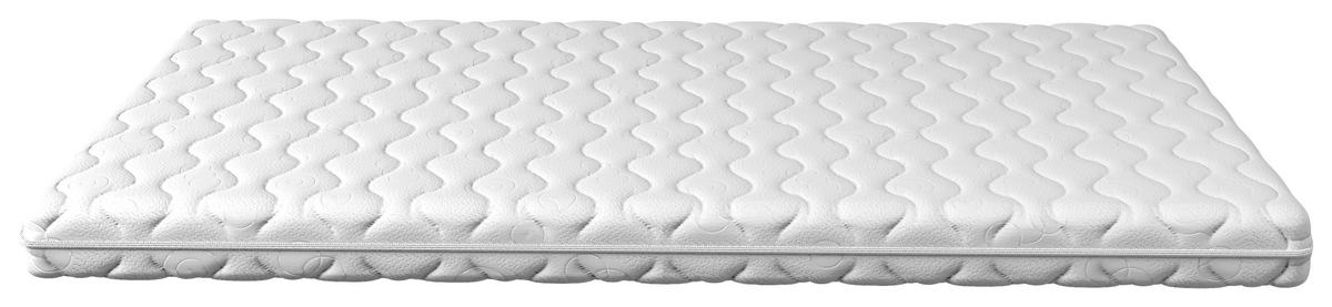 KOMFORTSCHAUMMATRATZE 100/200 cm Höhe ca. 12 cm  - Weiß, Basics, Textil (100/200cm) - Xora