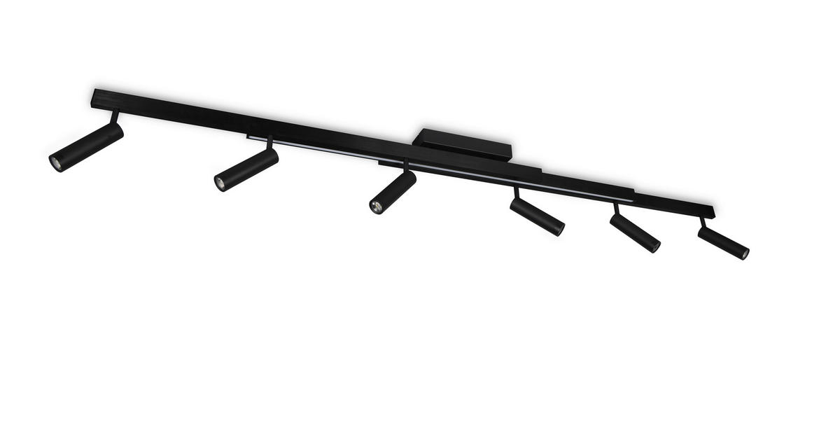 LED-STRAHLER 180/23/8,5 cm   - Schwarz, Basics, Metall (180/23/8,5cm) - Trio Leuchten