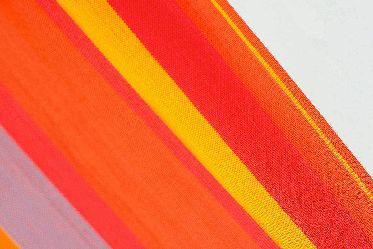 HÄNGEMATTE double outdoor  - Gelb/Rot, KONVENTIONELL, Textil (160/350cm) - La Siesta