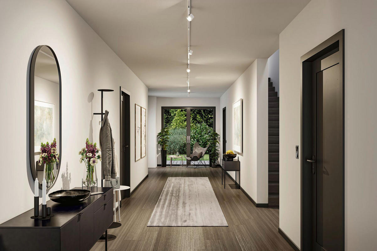 SCHIENENSYSTEM-STRAHLER Limba 5/5/14 cm  - Weiß, Basics, Kunststoff (5/5/14cm) - Paulmann