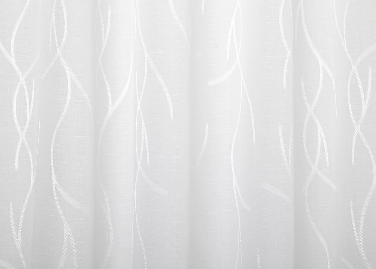 TKANINA ZA ZAVJESE bijela - bijela, Basics, tekstil (300cm)