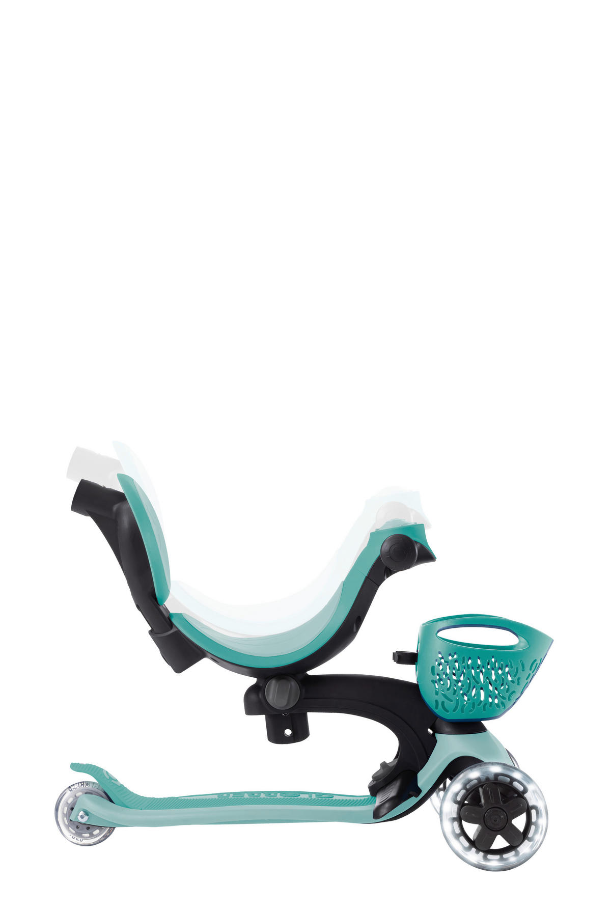 LAUFRAD GO-UP BABY 360 LIGHT 3IN1  - Dunkelgrün/Mintgrün, LIFESTYLE, Kunststoff (75/29,5/102,5cm) - GLOBBER