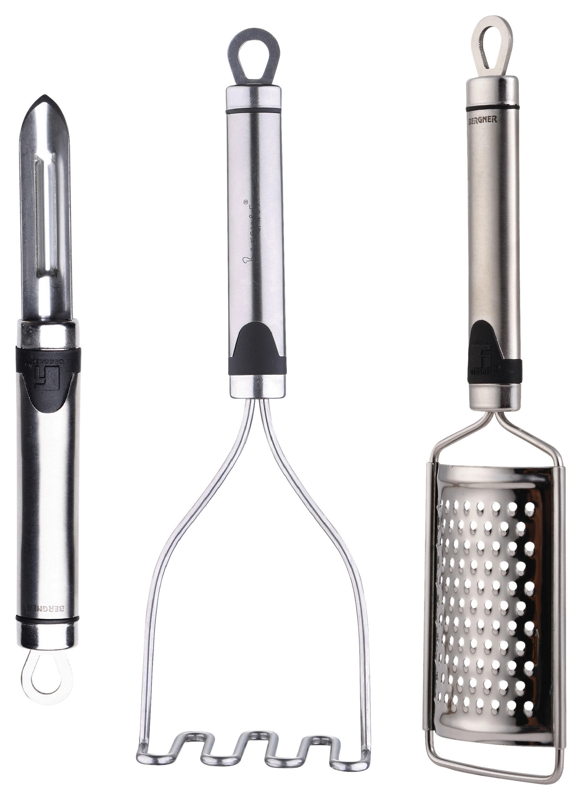 Küchenhelfer Set Aus Metall- Und Kunststoff Bgkit 3-Teilig