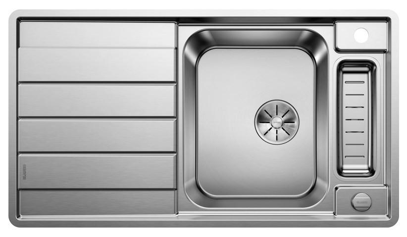 SPÜLE 522103  - Edelstahlfarben, Basics, Metall (91,5/17,5/51cm) - Blanco