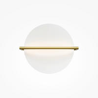 WANDLEUCHTE 11,1/34/30 cm   - Goldfarben/Weiß, MODERN, Metall (11,1/34/30cm) - MAYTONI