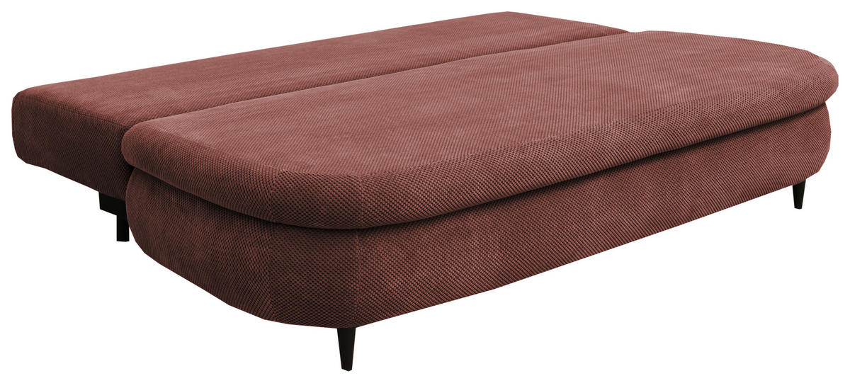 TROSJED NA RAZVLAČENJE tekstil  terakota    - crna/terakota, Design, tekstil (213/89/105cm) - Novel