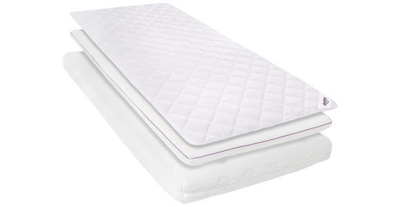 TOPPER 90/200 cm - Weiß, Basics, Textil (90/200cm) - Sleeptex