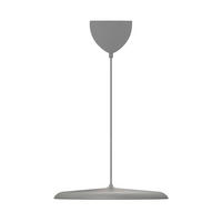 LED-HÄNGELEUCHTE 40/6 cm   - Grau, Design, Metall (40/6cm) - Nordlux