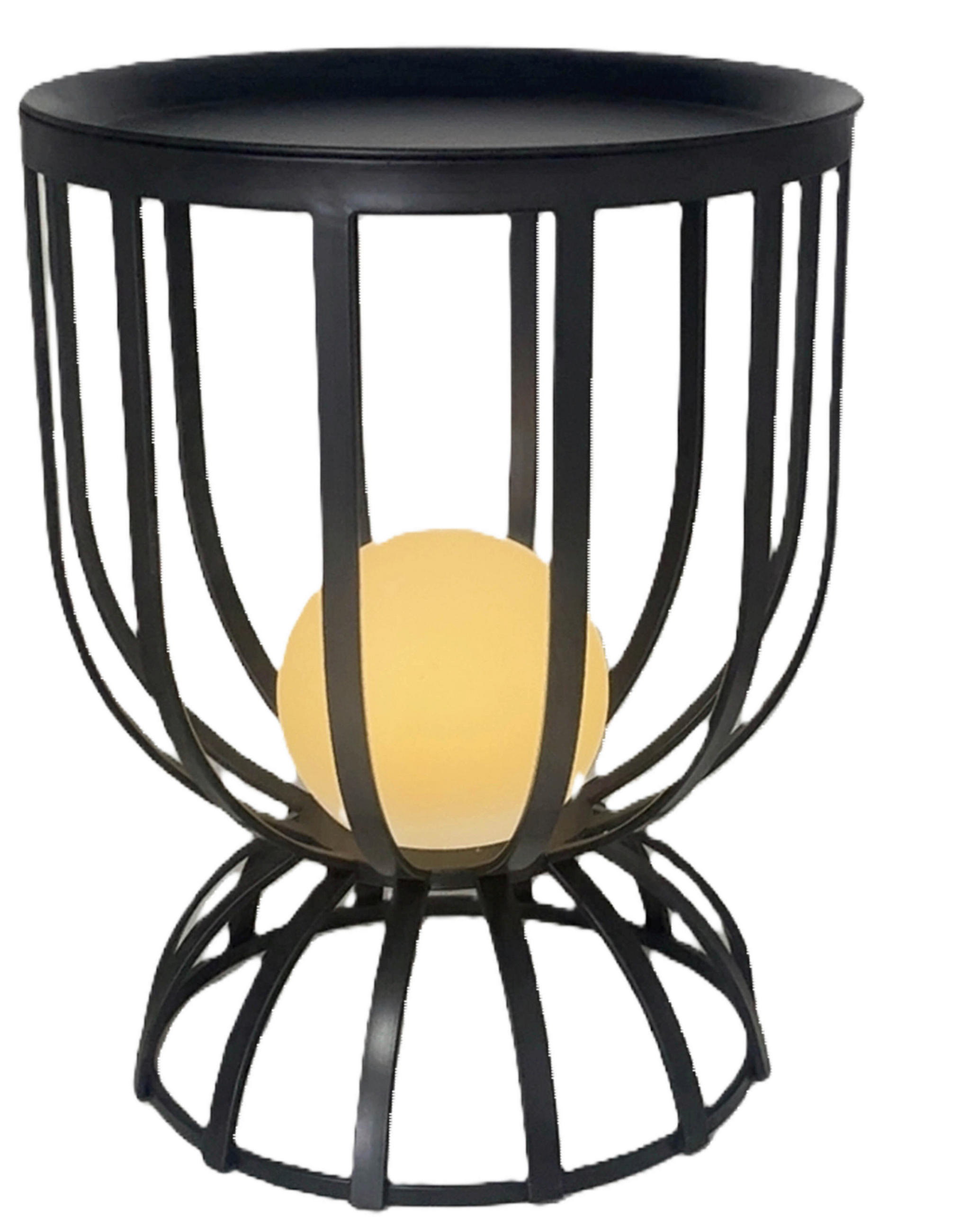 ODKLÁDACÍ STOLEK, černá