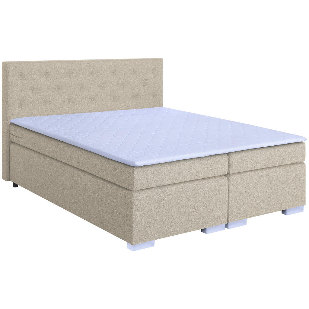 Boxspringbett mit Topper 180x200 Korfu
