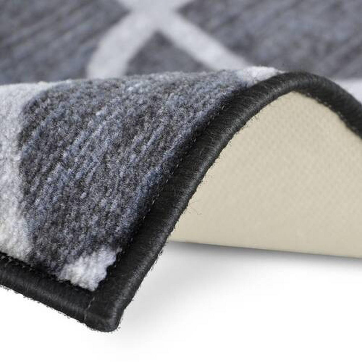 LÄUFER 80/600 cm  - Schwarz, Design, Kunststoff/Textil (80/600cm) - Novel