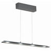 LED-HÄNGELEUCHTE Torvi 88/9/150 cm   - Grau, Design, Glas/Metall (88/9/150cm) - Fischer & Honsel