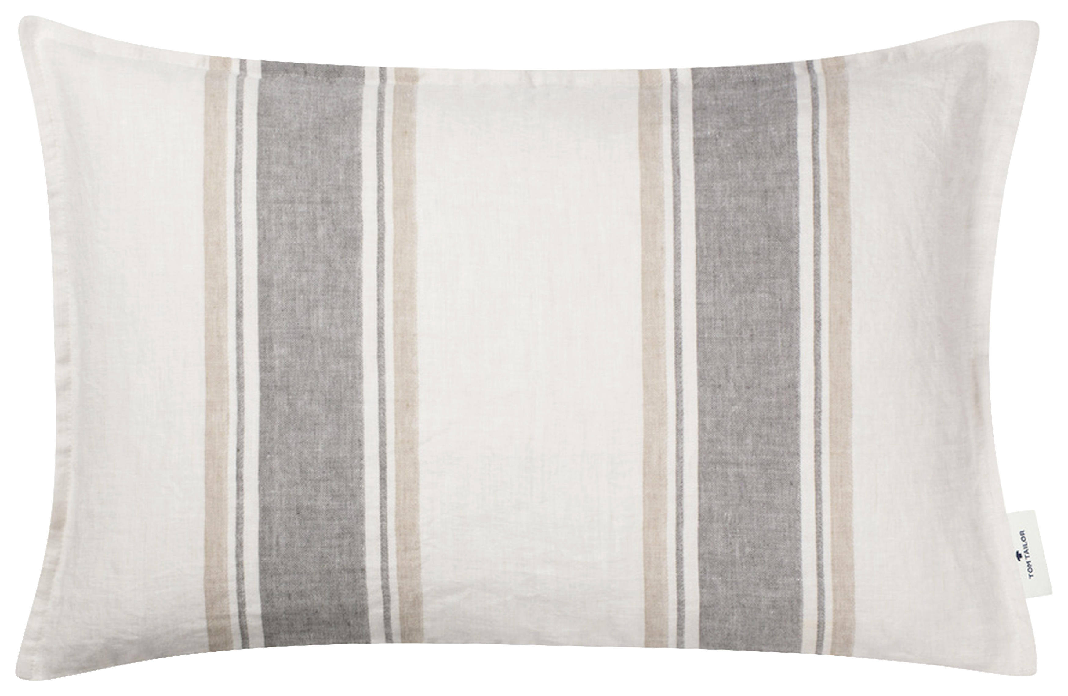 KISSENHÜLLE Linen 40/60 cm  - Sandfarben/Beige, KONVENTIONELL, Textil (40/60cm) - Tom Tailor