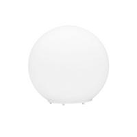 TISCHLEUCHTE    20 cm  - Weiß, Basics, Glas/Kunststoff (20cm) - Novel