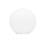 TISCHLEUCHTE 20 cm  - Weiß, Basics, Glas/Kunststoff (20cm) - Novel