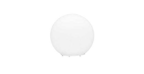 TISCHLEUCHTE Oakland 20 cm  - Weiß, Basics, Glas/Kunststoff (20cm) - Novel