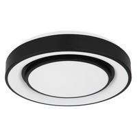 LED SVJETILJKA STROPNA Sully  - crna/opalna, Design, metal/plastika (38/7.5cm) - Globo