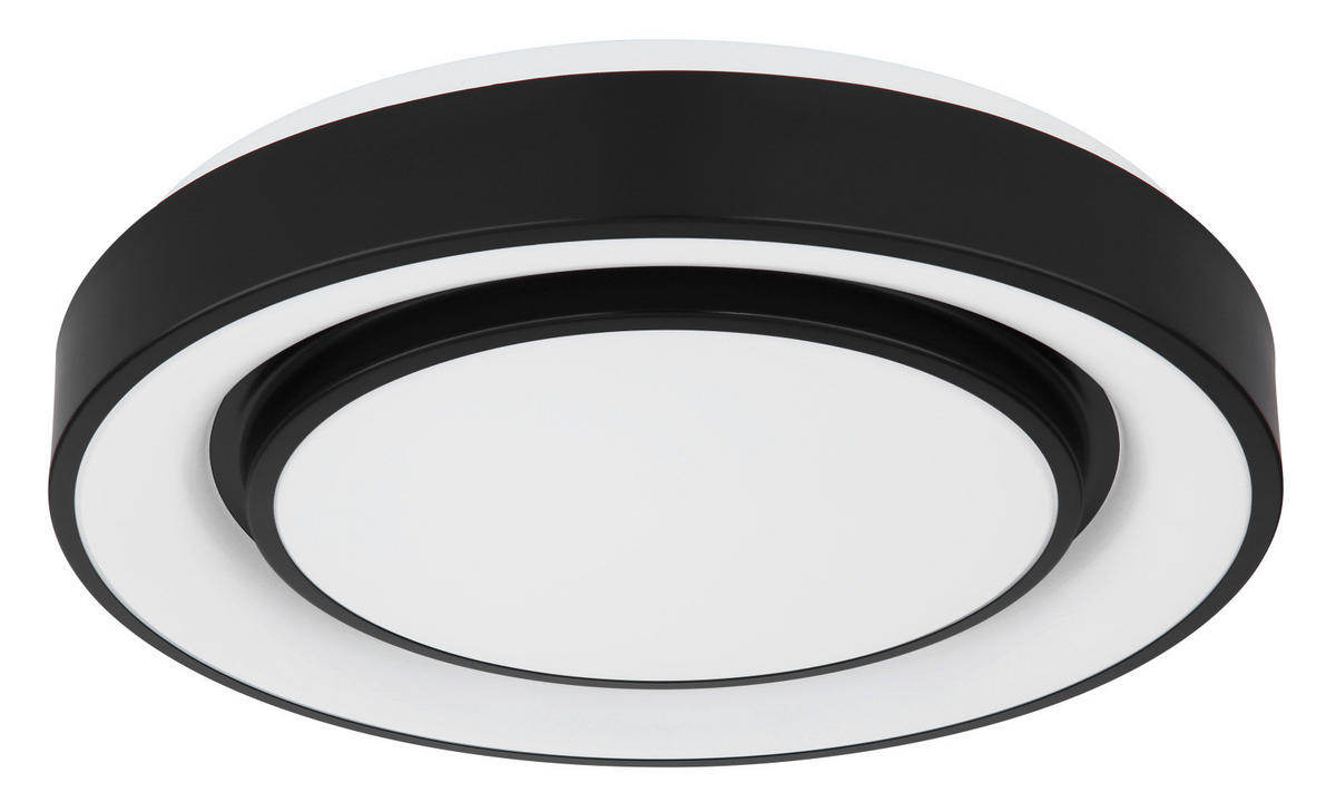 LED SVJETILJKA STROPNA Sully  - crna/opalna, Design, metal/plastika (38/7.5cm) - Globo