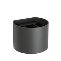 LED-WANDLEUCHTE - Grau, Design, Metall (11/13/9.7cm) - Lucide