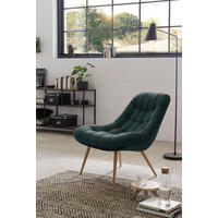 XXL-SESSEL - Naturfarben/Grün, MODERN, Textil/Metall (76/85,6/85,6cm) - Livetastic