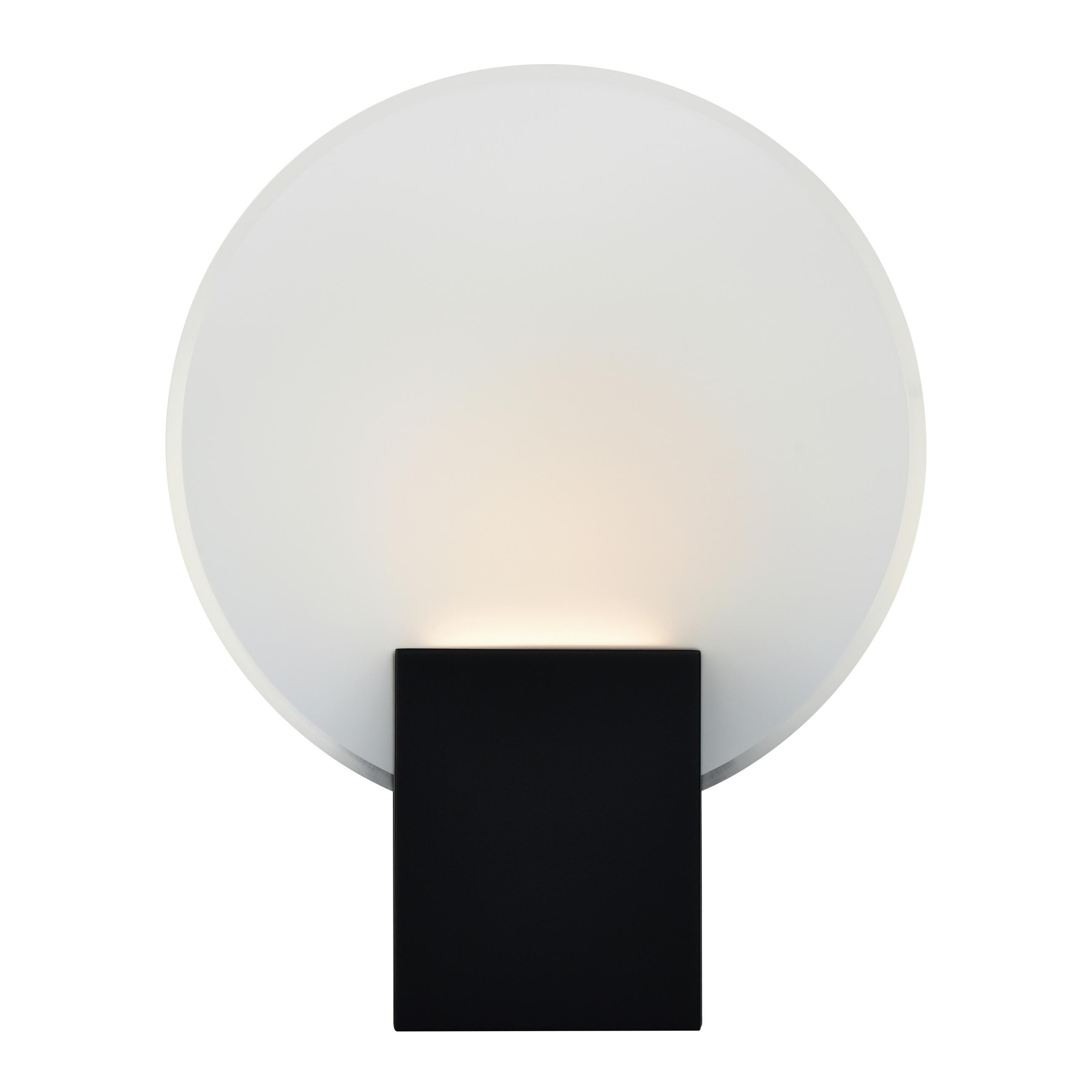 WANDLEUCHTE Hester 20/25,5 cm   - Schwarz, Design, Glas/Metall (20/25,5cm) - Nordlux