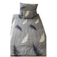 ÁGYNEMŰHUZAT-GARNITÚRA  - kék, Basics, textil (140/200cm)